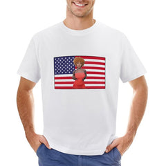 Camiseta Básica Ice Spice Usa Flag