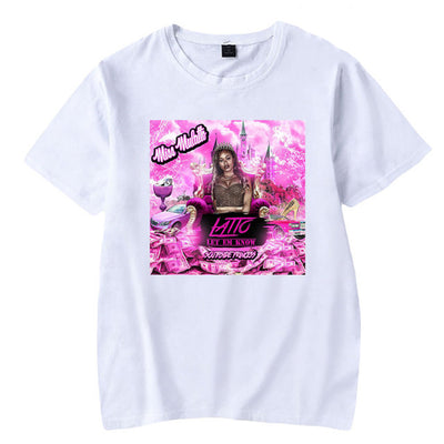 Camiseta Básica Latto Pink World