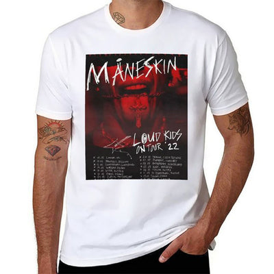 Camiseta Básica Maneskin Loud Kids On Tour
