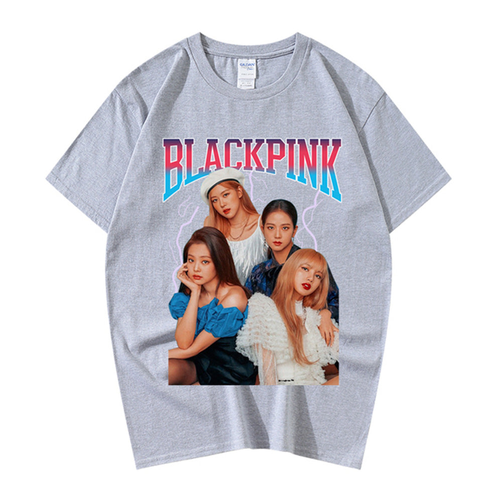 Camiseta Básica Blackpink Grupo Kpop