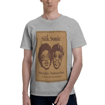 Camiseta Básica Bruno Mars Silk Sonic