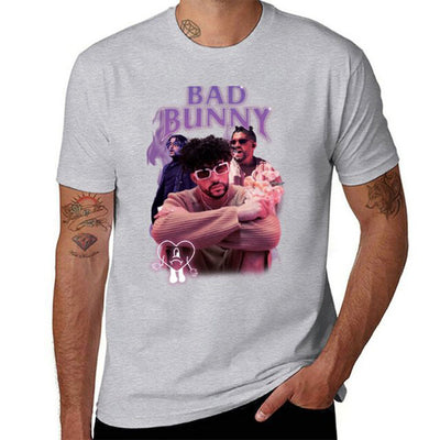 Camiseta Básica Bad Bunny Heart