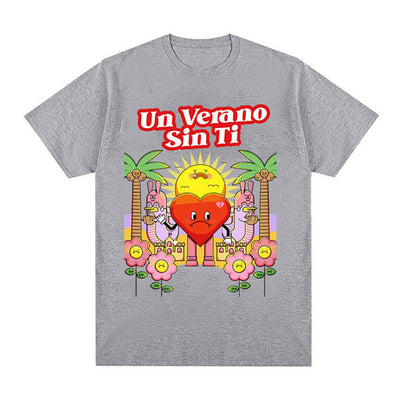 Camiseta Básica Un Verano Sin Ti Bad Bunny