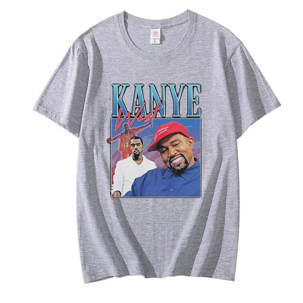 Camiseta Básica Kanye West Rapper