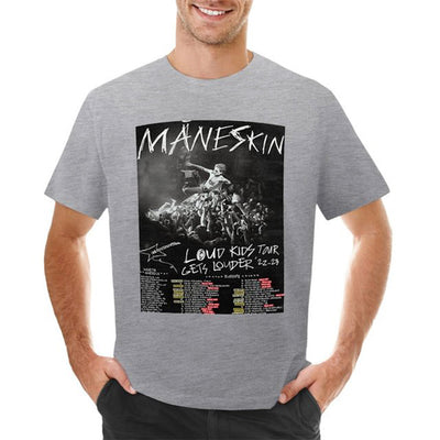 Camiseta Básica Maneskin Loud Kids Tour