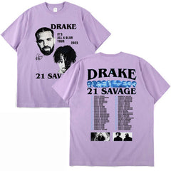 Camiseta Básica Drake 21 Savage