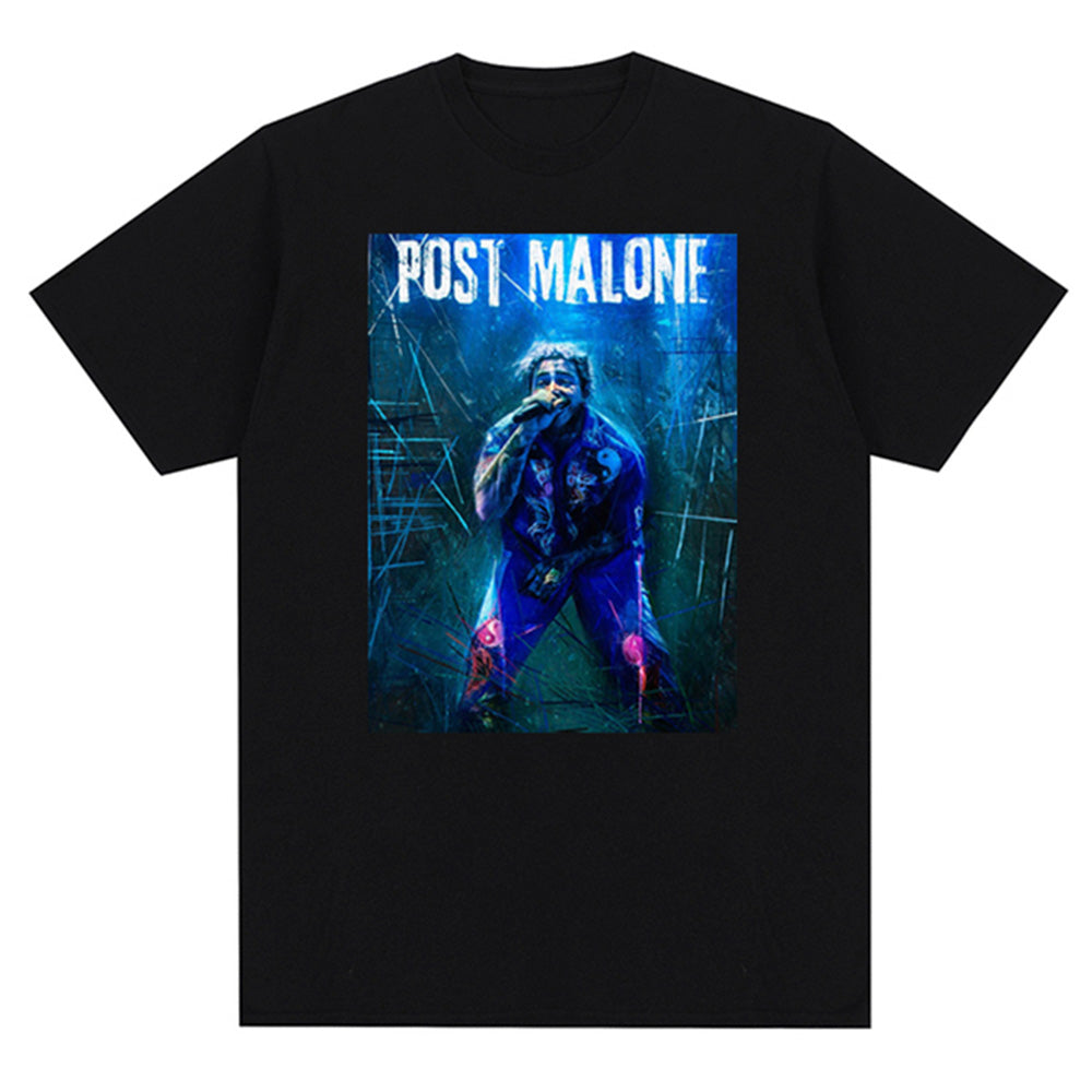 Camiseta Básica Post Malone Singing