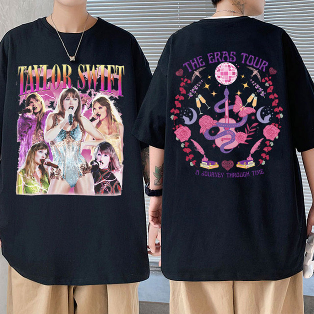 Camiseta Básica Taylor Swift A Journey Through Time