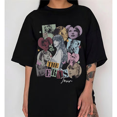 Camiseta Básica Taylor Swift The Eras Tour Hearts