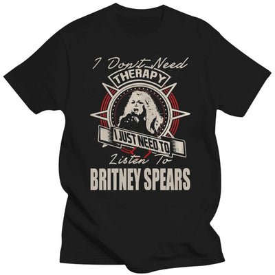Camiseta Básica I Don't Need Therapy Britney Spears