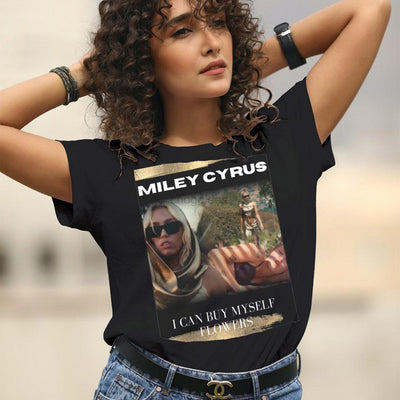 Camiseta Básica I Can Buy Myself Miley Cyrus