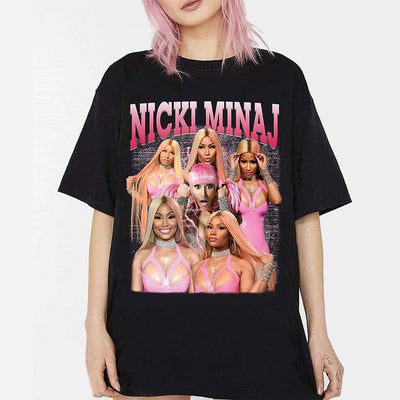 Camiseta Básica Nick Minaj Pink Style