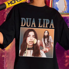 Camiseta Básica Dua Lipa Casual