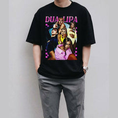 Camiseta Básica Dua Lipa Styles