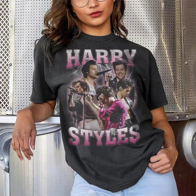 Camiseta Básica Harry Styles Singer