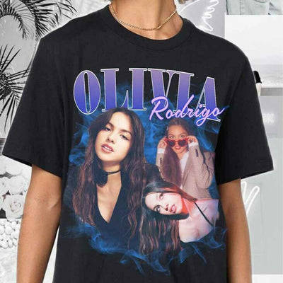 Camiseta Básica Olivia Rodrigo- preto