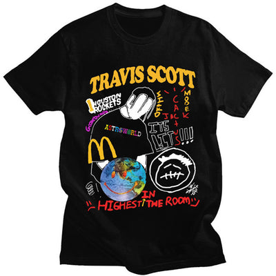 Camiseta Básica Travis Scott Astroworld