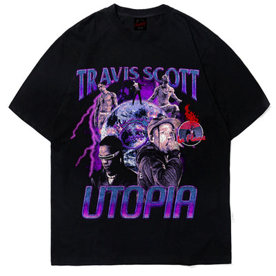 Camiseta Básica Travis Scott Utopia