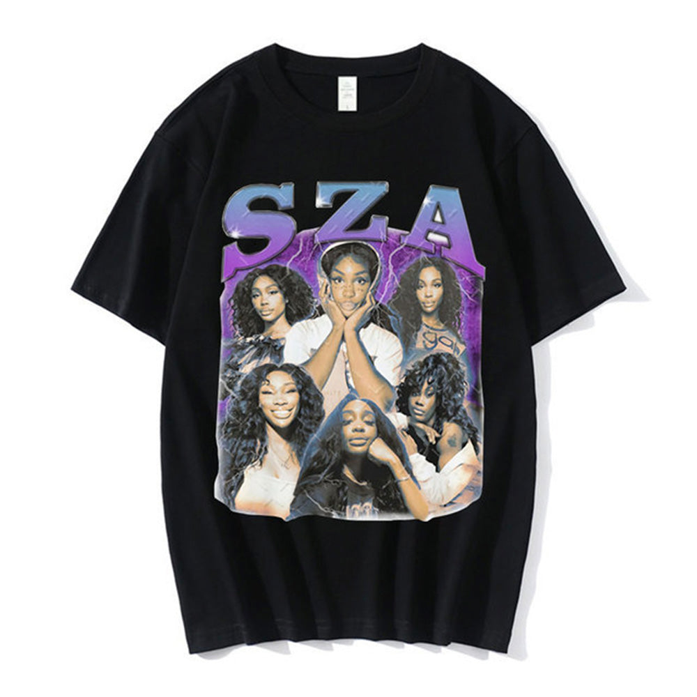 Camiseta Básica SZA Faces – Saoko