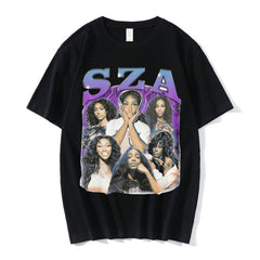 Camiseta Básica SZA Faces