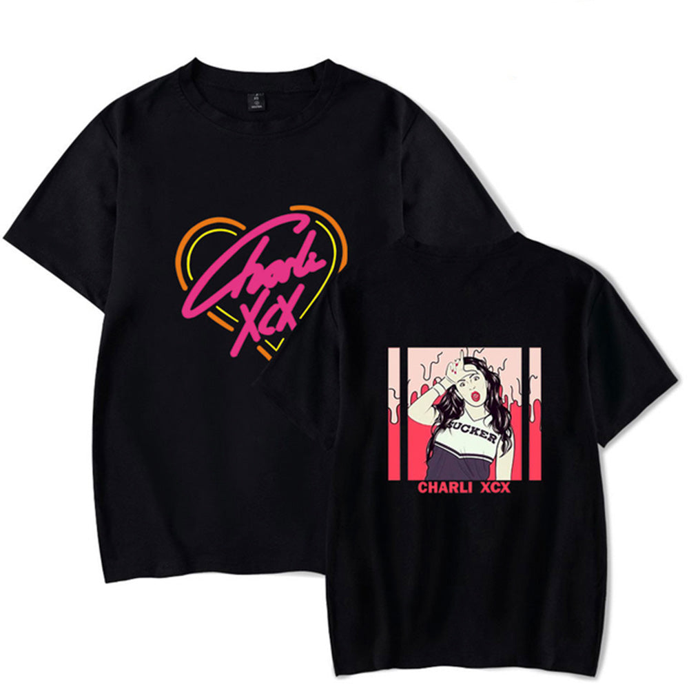 Camiseta Básica Charli XCX Heart