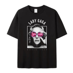 Camiseta Básica Lady Gaga Joanne World Tour