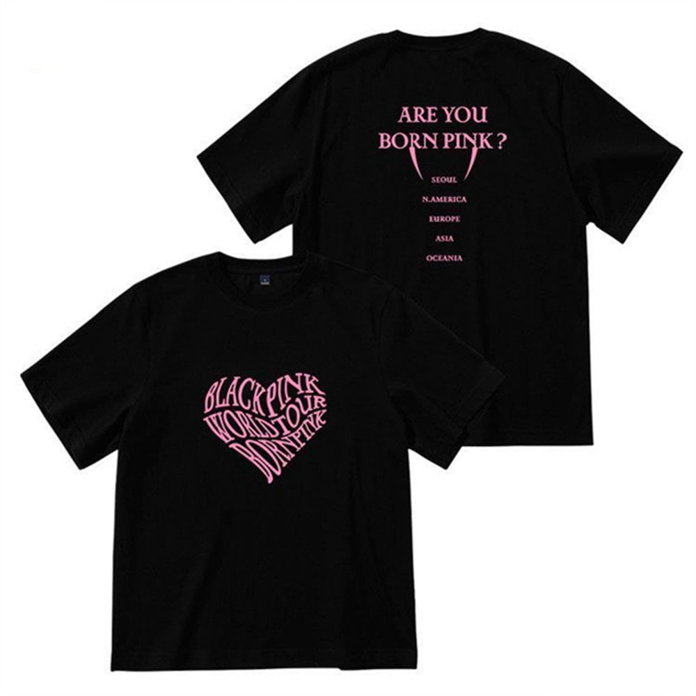 Camiseta Básica Are You Born Pink - Blackpink-PRETO