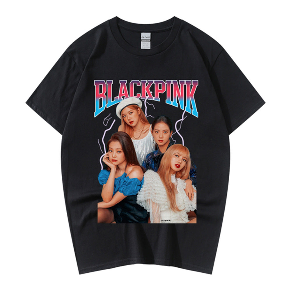 Camiseta Básica Blackpink Grupo Kpop