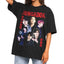 Camiseta Básica BTS Jungkook-PRETO