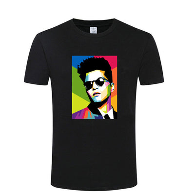 Camiseta Básica Bruno Mars Colors