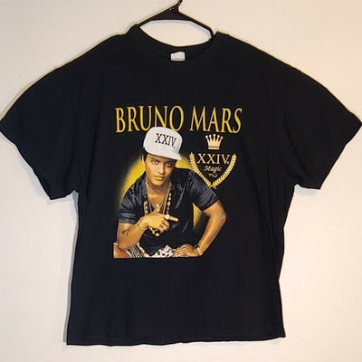 Camiseta Básica Bruno Mars XXIV Magic