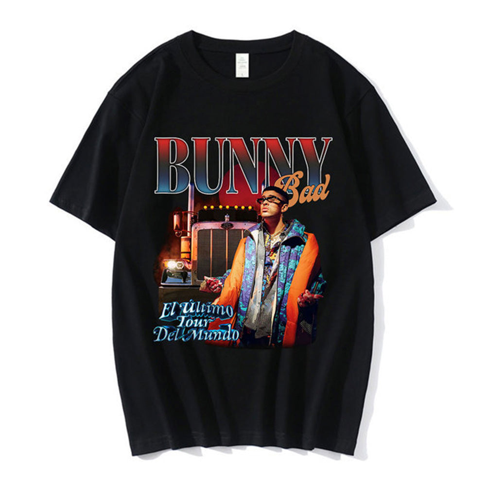 Camiseta Básica Bad Bunny El Ultimo Tour Del Mundo