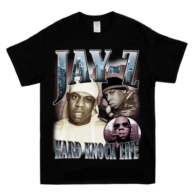 Camiseta Básica Jay-Z Hard Knock Life