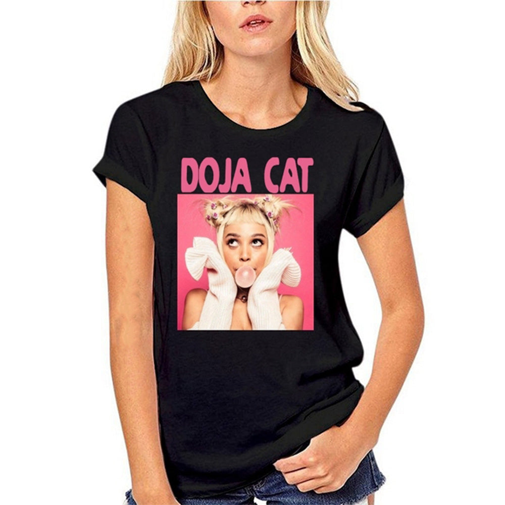 Camiseta Básica Doja Cat Bubble Gum