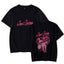 Camiseta Básica Ice Spice Love Heart-PRETO