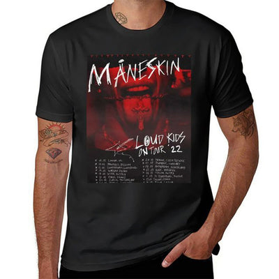 Camiseta Básica Maneskin Loud Kids On Tour