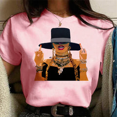 Camiseta Básica Beyonce Illustration