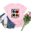 Camiseta Básica Ed Sheeran Tour 2023 Rosa  Bebê 