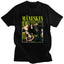 Camiseta Básica Maneskin Banda - preto