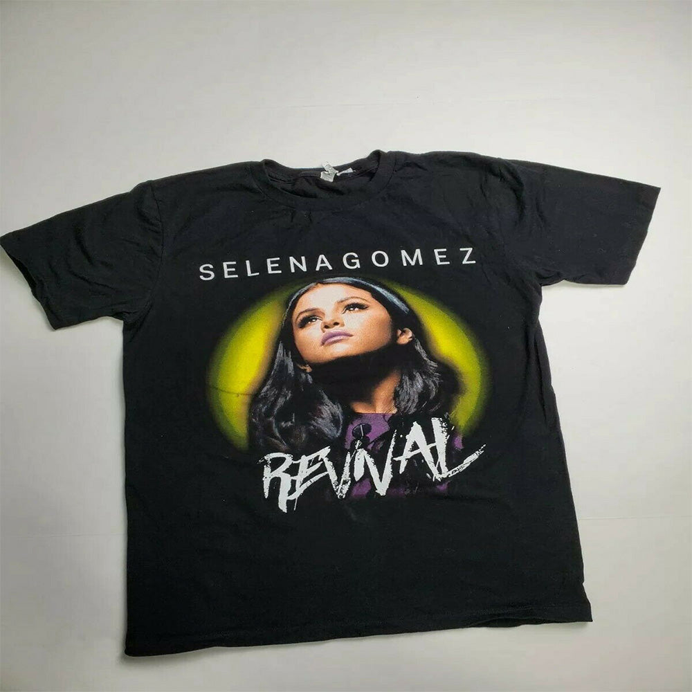 Camiseta Básica Revival Selena Gomez - preto