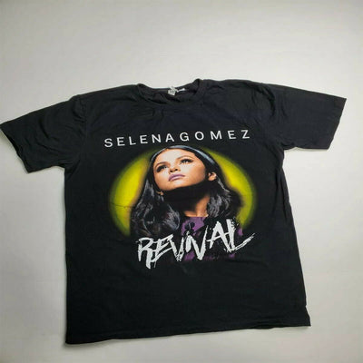 Camiseta Básica Revival Selena Gomez - preto